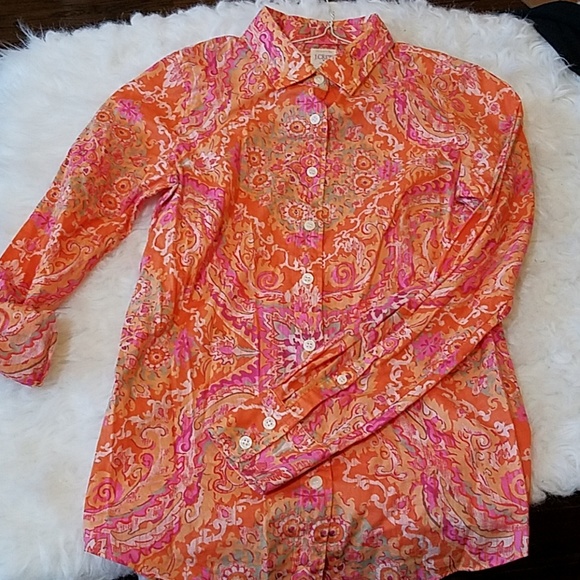 J. Crew Tops - (XS) J.Crew The Perfect Fit Shirt Machine Wash